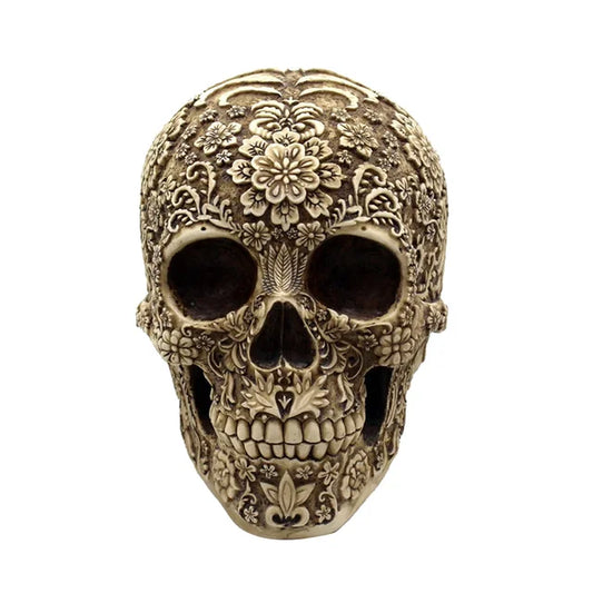 Halloween Decor Decorations Resin Death Molds Whistle Bowl Aztec Head . Heads Hallowen Model（No Whistle）